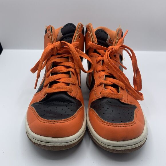 Nike Dunk High Safety Orange Halloween DB2179-004 Size US 5 Y - Picture 6 of 8